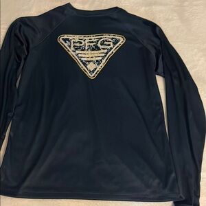 Navy blue Long Sleeve Shirt with Graphic Logo